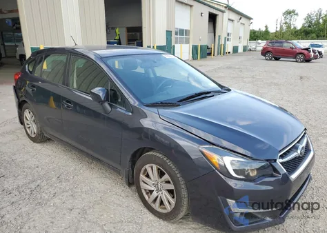 2015 Subaru Impreza Premium z USA, uszkodzony, nr VIN JF1GPAC65F8245375